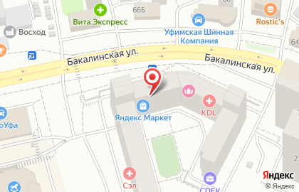 Студия маникюра Gastronom на Бакалинской улице на карте