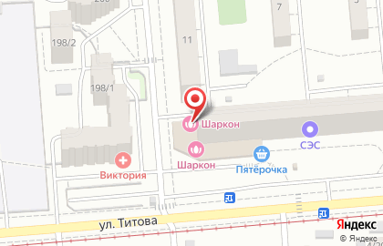 Сауна на Титова в Новосибирске на карте