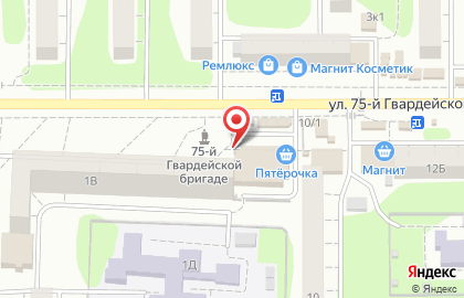 Магазин Marafett в Октябрьском районе на карте
