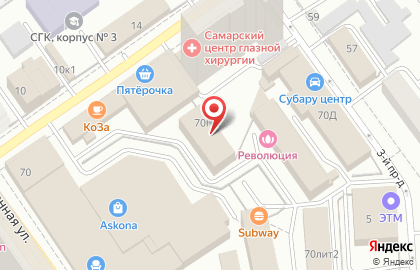 Центр танцевального спорта Динамо на Революционной улице на карте