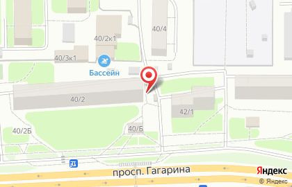 Хлебная лавка на проспекте Гагарина на карте