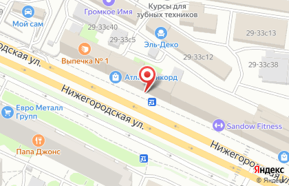 Компания Ремонт Гарант на Нижегородской улице на карте