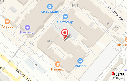 Торгово-производственная фирма Вдtекс на проспекте Комарова на карте