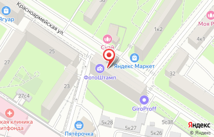 Типография UF-AIR на Красноармейской улице на карте