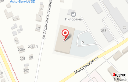 Военно-патриотический клуб на Молдавской улице на карте