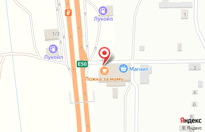 Киоск фастфудной продукции, пос. Дорожный на карте