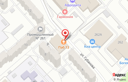 Паб Xiii в Промышленном районе на карте