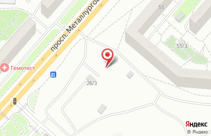 Колесо-сервис на проспекте Металлургов на карте