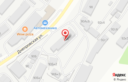 Ростра на Днепровской улице на карте