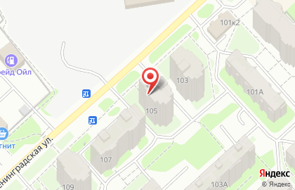 Салон красоты Матисс на улице Ленинградской на карте