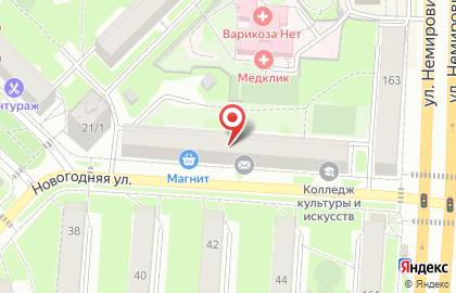 Финансовое крыло на карте