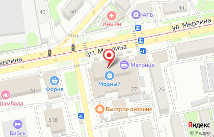 Мясной магазин в Барнауле на карте