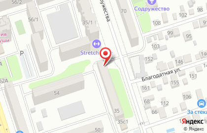 Магазин сантехники и хозяйственных товаров на улице Содружества на карте