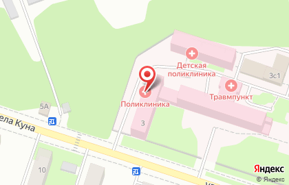 Медико-санитарная часть №2 в Томске на карте