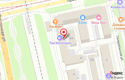 Dali на площади 1905 года на карте
