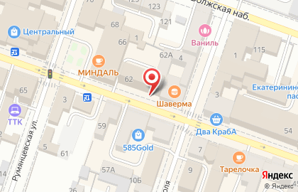 Агентство путешествий Спутник на Крестовой улице на карте