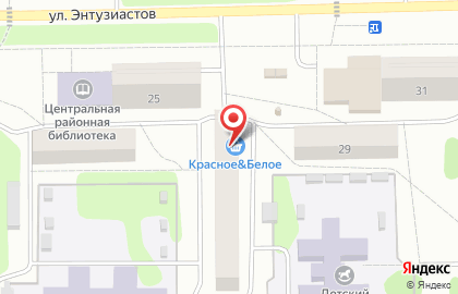 Продуктовый магазин Талисман на улице Энтузиастов в Краснокамске на карте