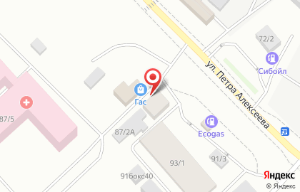 Пункт автострахования на улице Петра Алексеева на карте