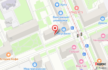 Автоломбард Финлайн-Москва на улице Всеволода Вишневского на карте