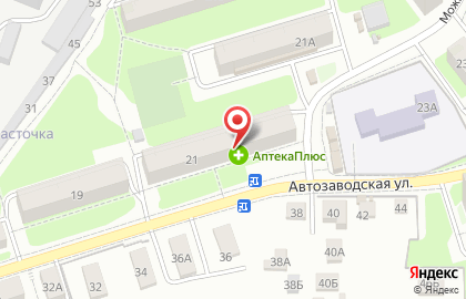 Салон красоты Люкс на Автозаводской улице на карте