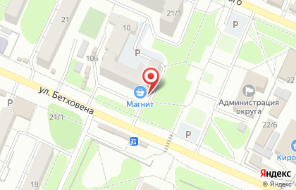 Супермаркет Магнит на Профинтерна, 10 на карте