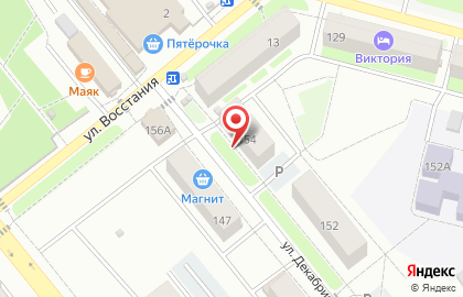 Магазин разливных напитков Пиватерра на улице Декабристов на карте