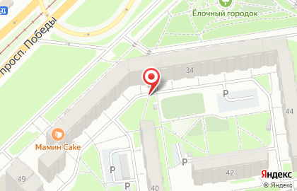 Продуктовый магазин в Казани на карте