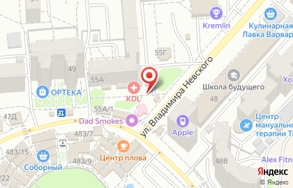 Киоск по продаже мясной продукции на улице Владимира Невского на карте