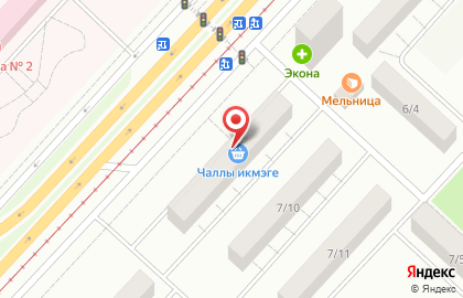 Торговый дом Челны-Хлеб в Набережных Челнах на карте