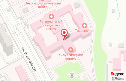 ПГКБ на улице Кирова на карте