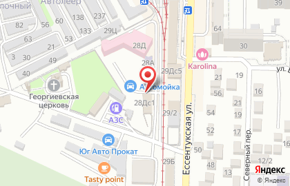Служба доставки Курьер Сервис Экспресс в Пятигорске на карте
