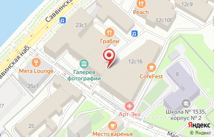 Компания Markiza.com.ru на Саввинской набережной на карте
