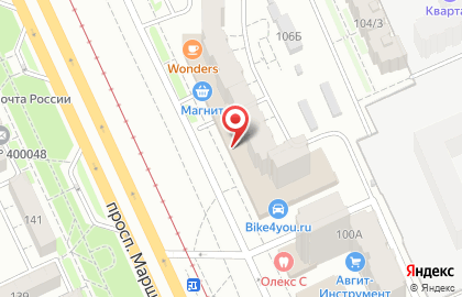 Мебельный магазин Мебель Черноземья на проспекте Маршала Жукова на карте