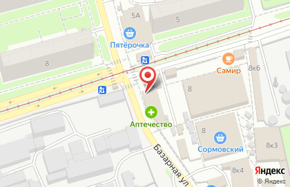 Магазин Павловская курочка на Базарной улице на карте