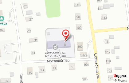 Детский сад Ландыш №2 на карте