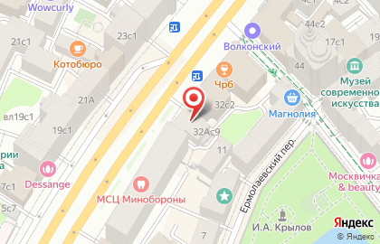 ОАО Банкомат, Банк ОТКРЫТИЕ на Садовой-Кудринской улице на карте