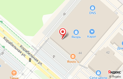 Салон ServiceTEL на Корабельной улице на карте