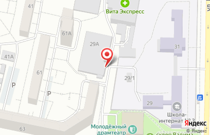 Гаражно-потребительский кооператив №25 на карте