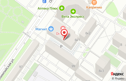 Студия Космос на Олимпийской улице на карте