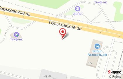АЗС Апэкс на Горьковском шоссе на карте