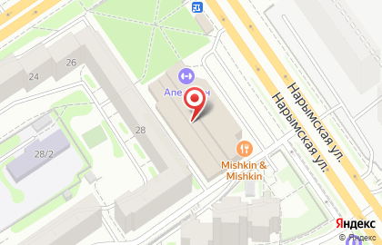 Оптово-розничный флористический центр Бизнес-Букет в Заельцовском районе на карте