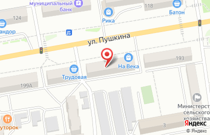 Микрофинансовая организация Наличные займы на улице Пушкина на карте