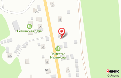 Поместье Налимова на карте