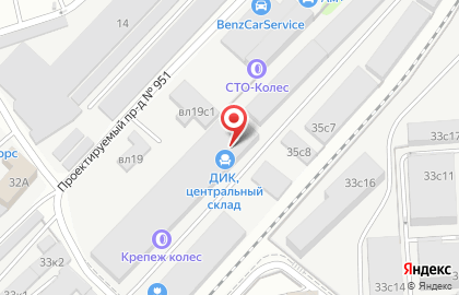 Мебельный салон ДИК на улице Ибрагимова на карте