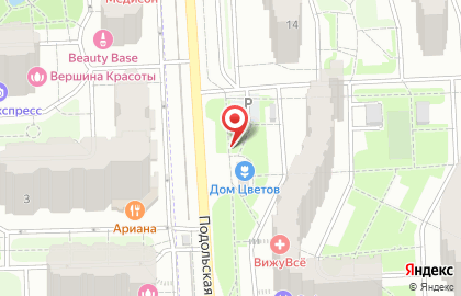 Торговый центр Дом цветов на карте