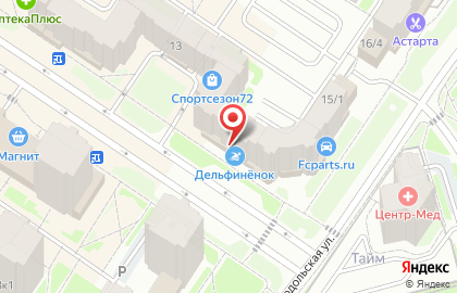 Брюнетка на карте