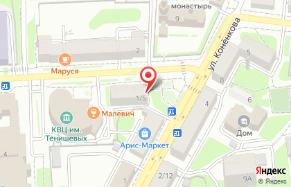 Торговая компания Окнофф-маркет на улице Пржевальского на карте