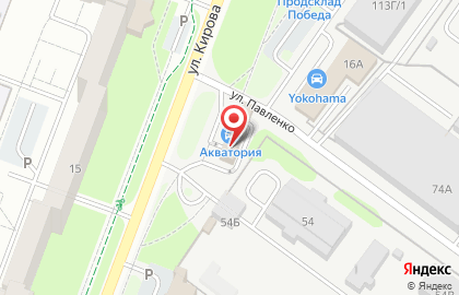 Автомойка самообслуживания Акватория на улице Кирова на карте