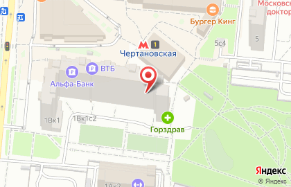 Территориальный центр социального обслуживания Чертаново на Чертановской улице на карте
