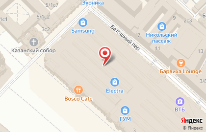 Бутик одежды Bogner на площади Революции на карте